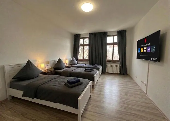 Yourfavoritebed Monteurunterkunft Zentrum - Wlan, Waschmaschine Zentral 公寓式酒店 茨维考